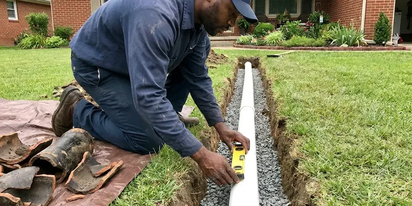 Local copper pipe leak repair by HPN Plumbing, Fargo