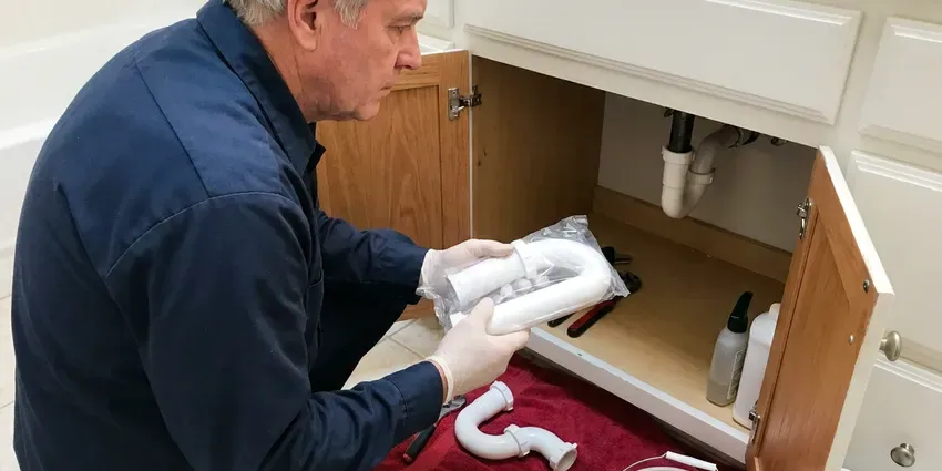 HPN Plumbing technician providing faucet replacement in Devils Lake