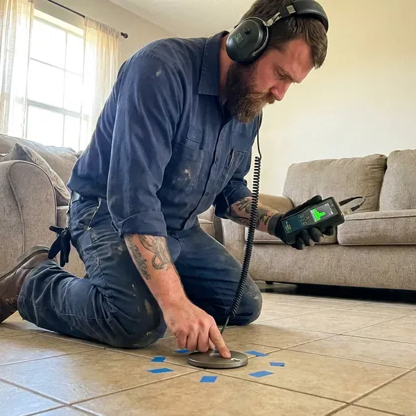 Slab Leak Detection in Devils Lake, ND
