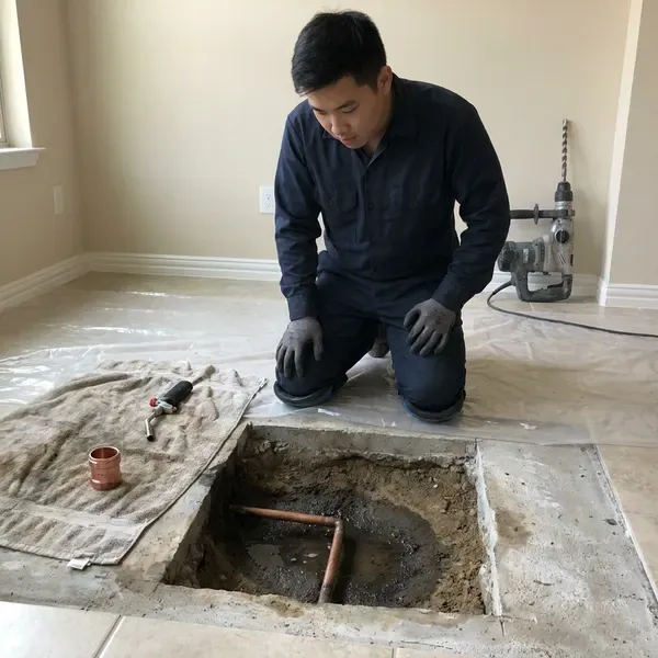 Slab Leak Repair near Mandan, ND