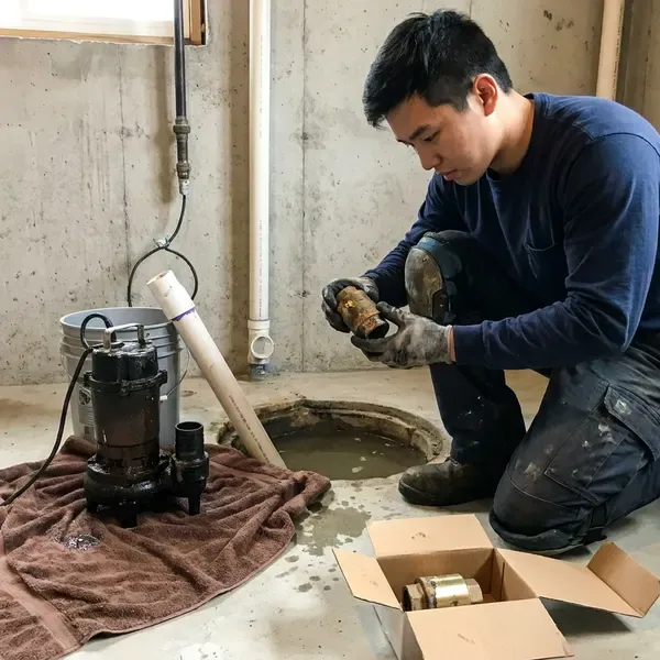 Local sump pump maintenance by HPN Plumbing, Devils Lake, ND