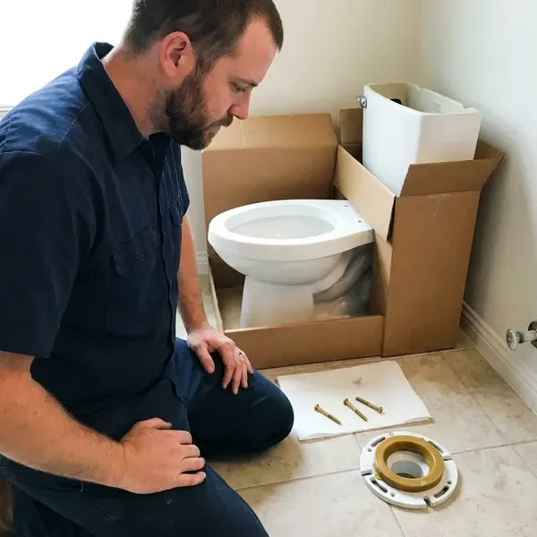 Professional toilet replacement, Fargo, ND