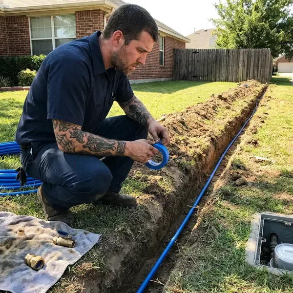 Water Line Replacement in Minot AFB, ND